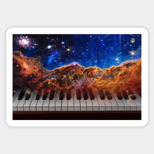 Space And Time Through Music Sticker